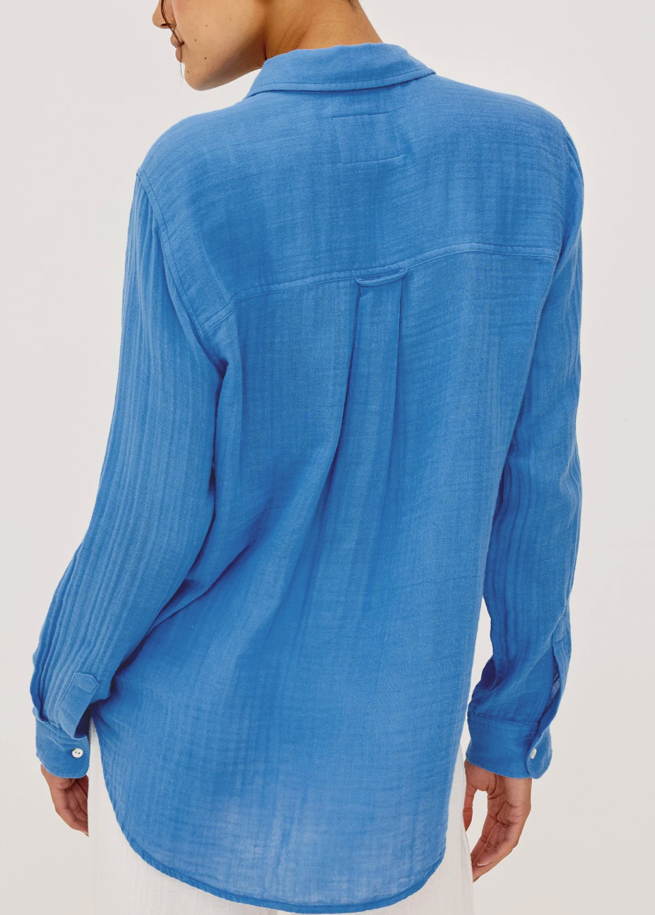 RAILS ELLIS GAUZE BUTTON DOWN