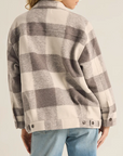 Z SUPPLY PRESTON KNIT PLAID JACKET