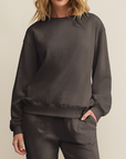 Z SUPPLY CLASSIC BOYFRIEND COTTON SWEATSHIRT