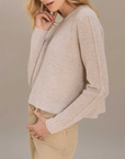 ALASHAN CASHMERE HOLLIS SHAKER CREW NECK