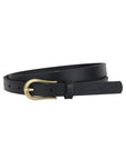 MOST WANTED USA SKINNY LEATHER BELT