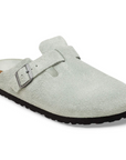 BIRKENSTOCK BOSTON SOFT FOOTBED SUEDE - NARROW