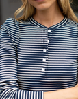 MAREA PUFF SLEEVE HENLEY
