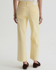 AG SAIGE WIDE LEG CROP SUNSHINE YELLOW