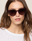 Z SUPPLY GOLDEN HOUR SUNGLASSES - VINO/GRADIENT