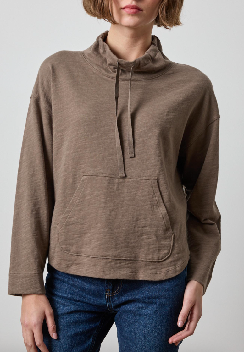 LILLA P VINTAGE KANGAROO POCKET DROP SHOULDER