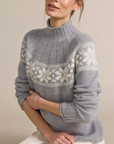 ALASHAN 100% CASHMERE LOVELAND FAIR ISLE W/ ANGORA