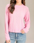 ALASHAN CASHMERE SELMA RELAXED CABLE CREW