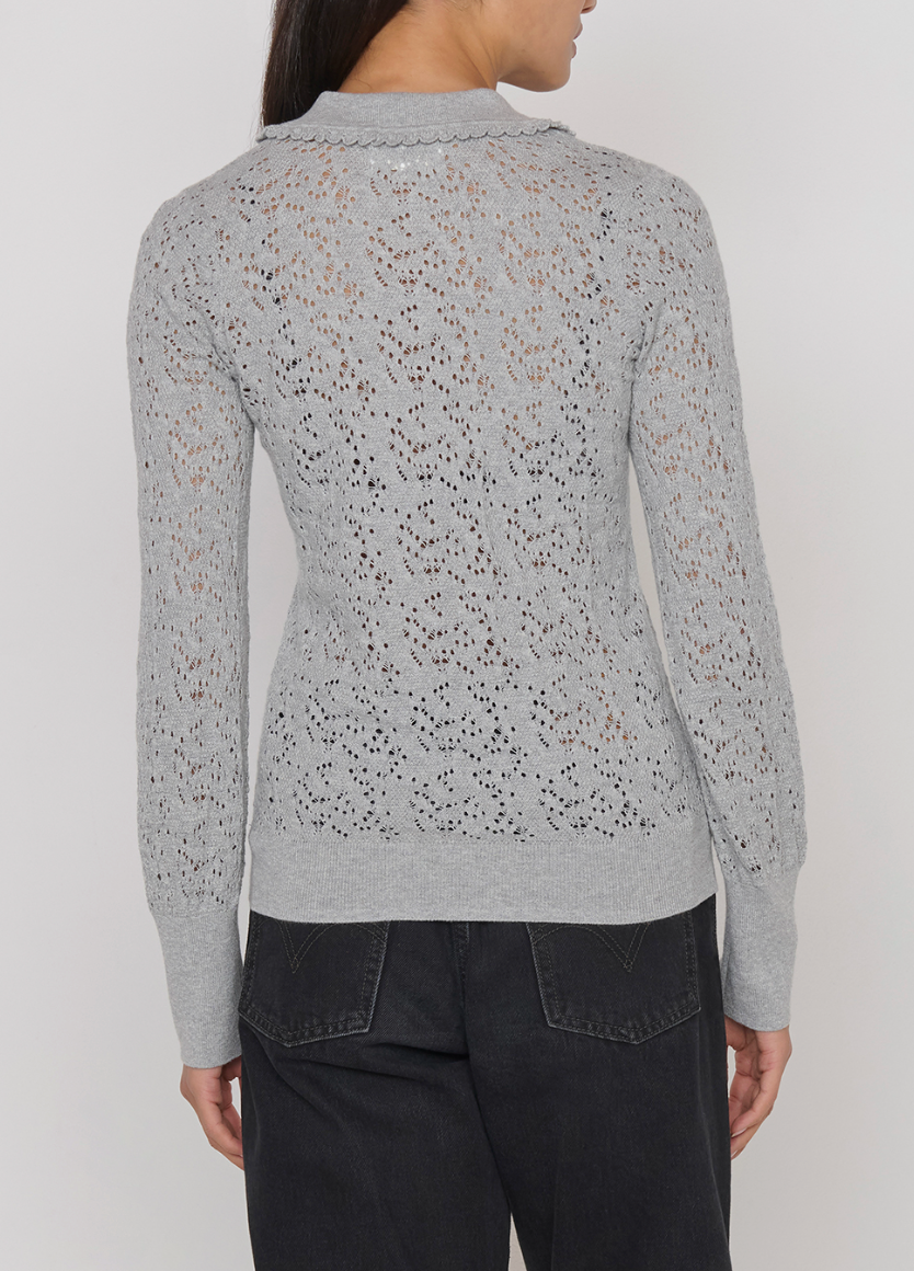 NATION CHLOE LACE SWEATER