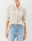 FIFTEEN TWENTY MARGOT EMBELLISHED STRIPE SHIRT