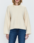 PISTOLA LEIGH TEXTURED CREWNECK SWEATER