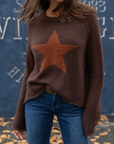 WOODEN SHIPS STAR RAGLAN CREW CHUNKY