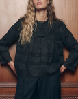 THE GREAT THE LATTICE LACE VICTORIAN TOP
