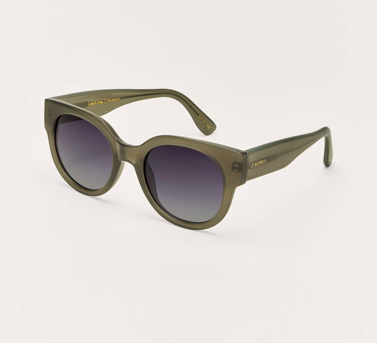 Z SUPPLY LUNCH DATE SUNGLASSES - OLIVE/GRADIENT