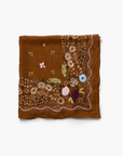 CHAN LUU EMBROIDERED FLORAL BANDANA