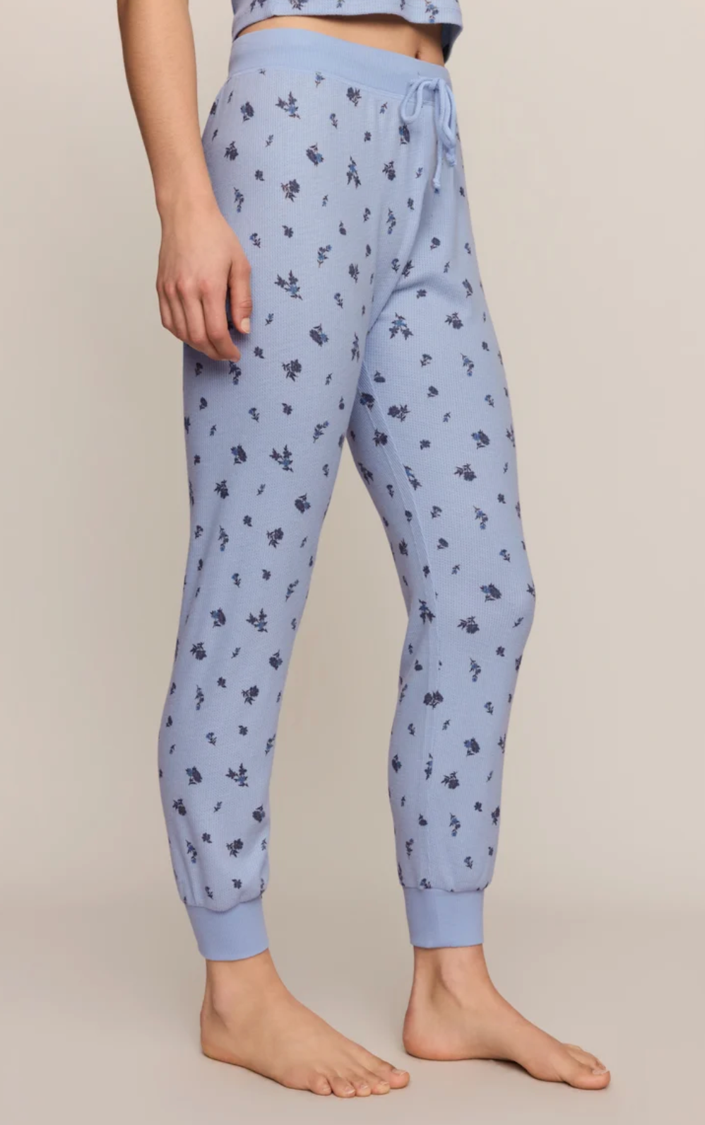 Z SUPPLY FLORAL THERMAL JOGGER