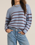 Z SUPPLY BOYFRIEND STRIPE SWEATER