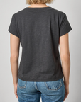 LILLA P RELAXED SHORT SLEEVE V-NECK TEE