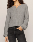 Z SUPPLY WESTMONT HENLEY SWEATER