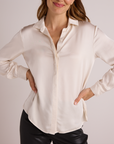 BELLA DAHL HIGH LOW HEM SHIRT