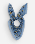 MAISON LECOMTE FLAMENT SECRET GARDEN WOOL + SILK SCARF