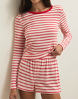 Z SUPPLY NIGHT IN STRIPES LS TOP