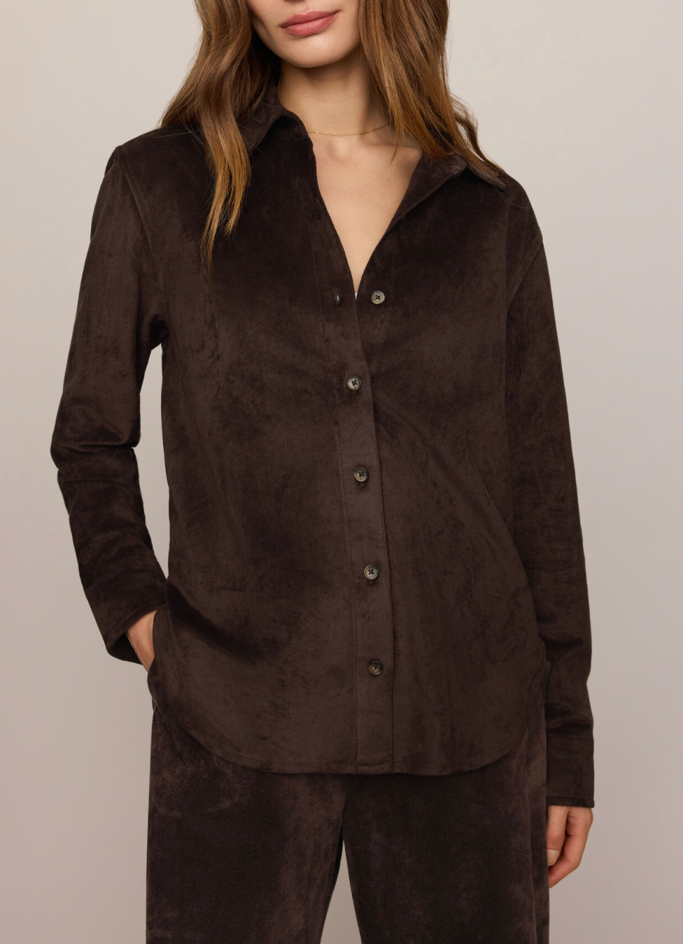 Z SUPPLY MAREN SUEDE SHIRT