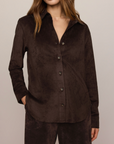 Z SUPPLY MAREN SUEDE SHIRT