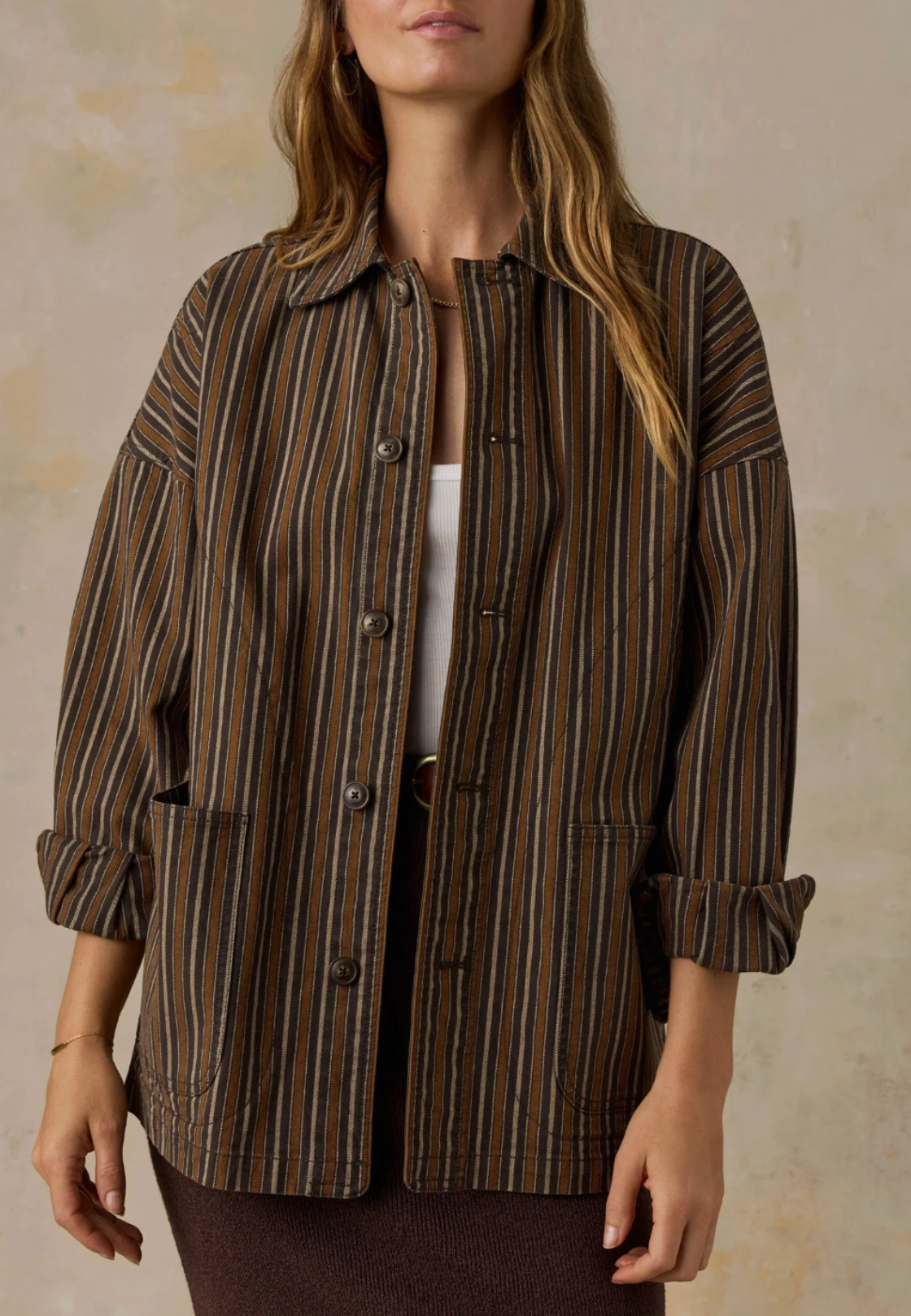 FAHERTY TWILL TIDE CHORE JACKET
