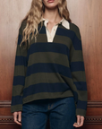 THE GREAT THE ACADEMY POLO SWEATER