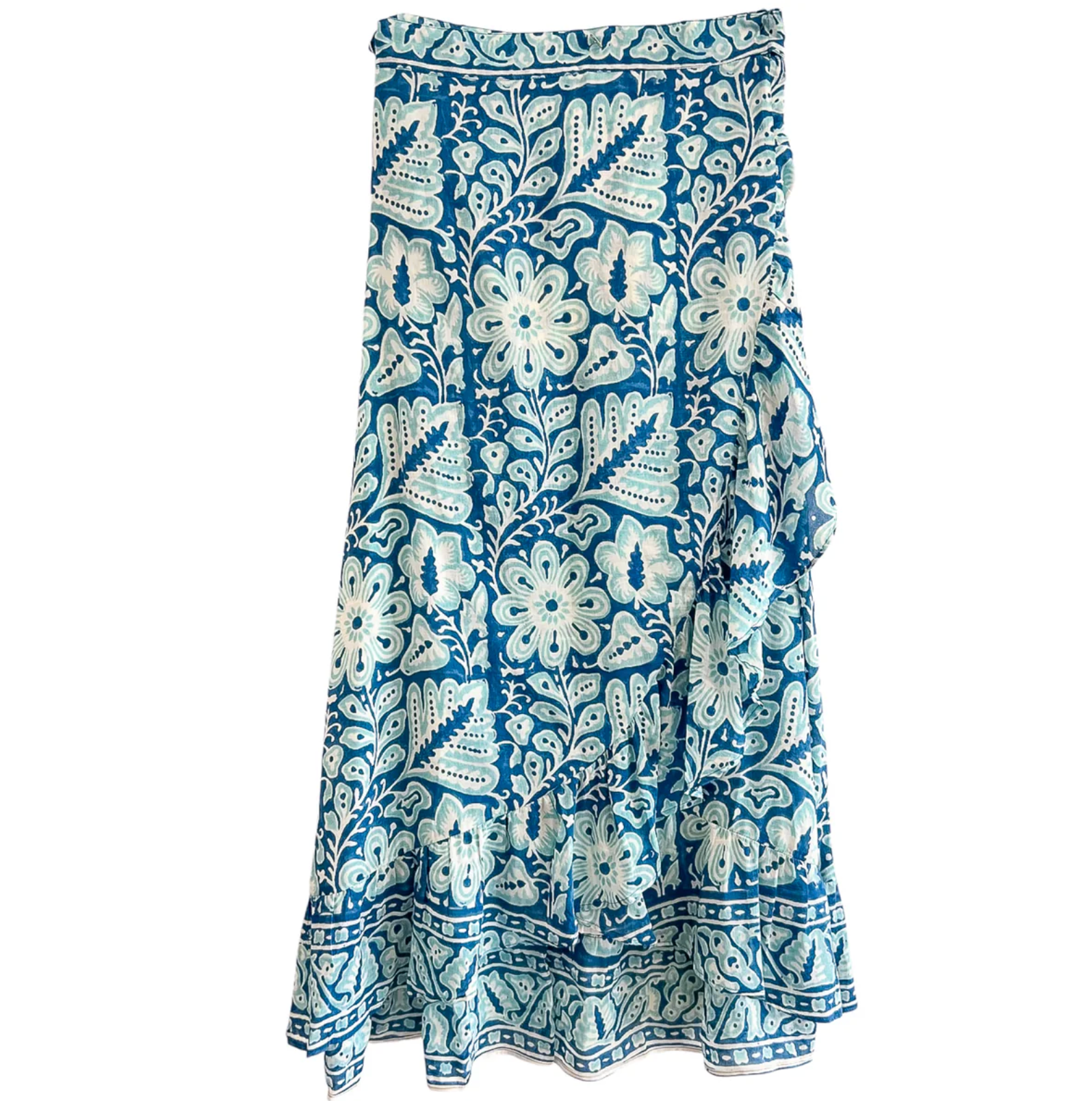 BELL WRAP MAXI SKIRT