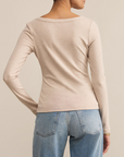 Z SUPPLY SECOND SKIN SCOOP NECK TOP