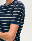 WHITE & WARREN ORGANIC COTTON TERRY BLEND TSHIRT