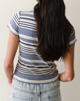 MARINE LAYER LEXI RIB CREW TEE
