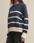 Z SUPPLY JORDANE STRIPED SWEATER