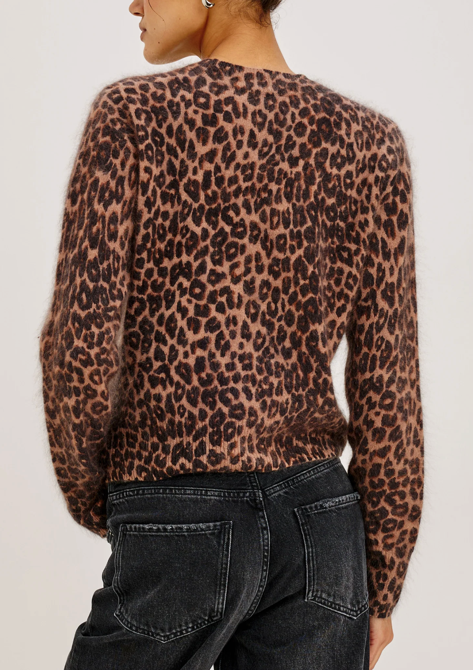 RAILS SOFIA LEOPARD SWEATER
