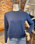 ALASHAN COTTON CASHMERE STACY SHRUNKEN CREW NECK
