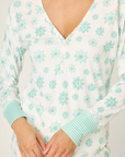 PJ SALVAGE SNOWFLAKE WISHES LONG SLEEVE