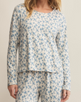 Z SUPPLY HOME TOWN DITSY LS TOP
