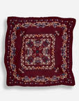 MAISON LECOMTE FLAMENT SECRET GARDEN WOOL + SILK SCARF
