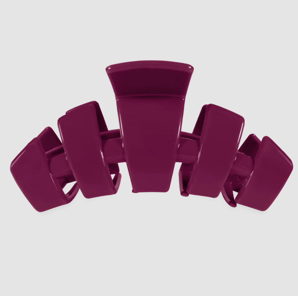 TELETIES CLASSIC LARGE CLAW CLIP - MULBERRY