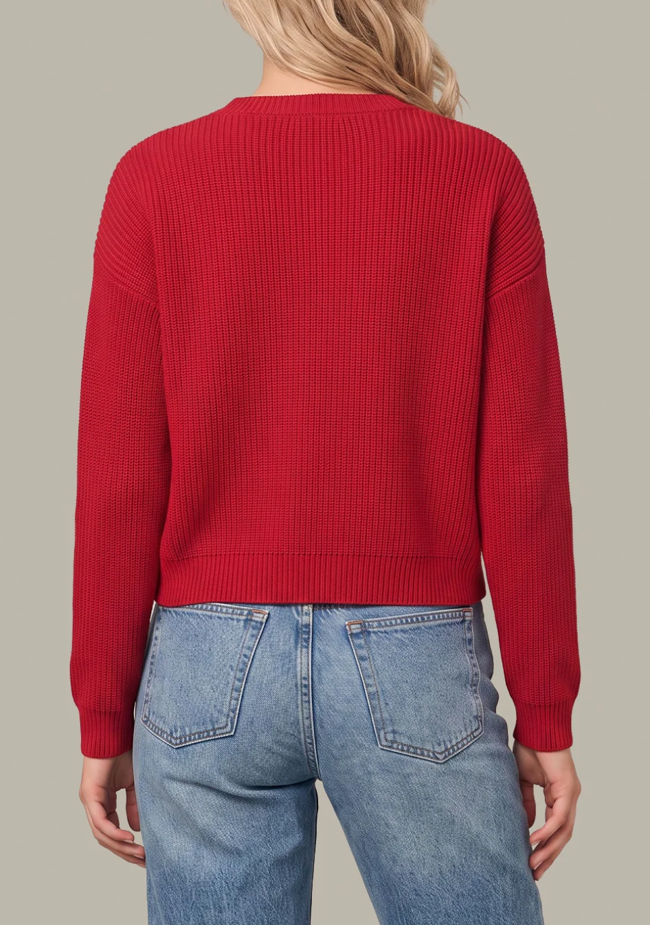 525 AMERICA DAPHNE CROPPED PULLOVER