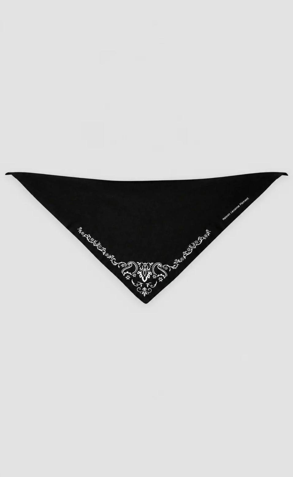 MAISON LECOMTE FLAMENT TRIANGLE MERINOS BANDANA