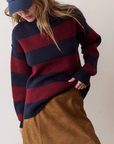 MARINE LAYER MID GAUGE RUGBY ROLLNECK
