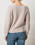 LILLA P SPLIT NECK RAGLAN PULLOVER