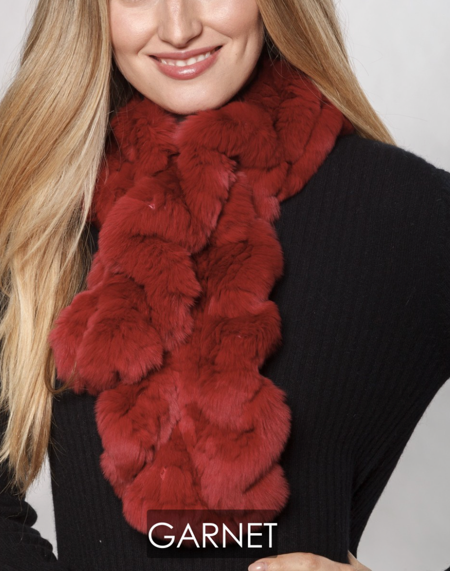 LINDA RICHARDS FUR SCARF