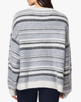 HABITUAL STRIPE BIRDSEYE BACK JACQUARD