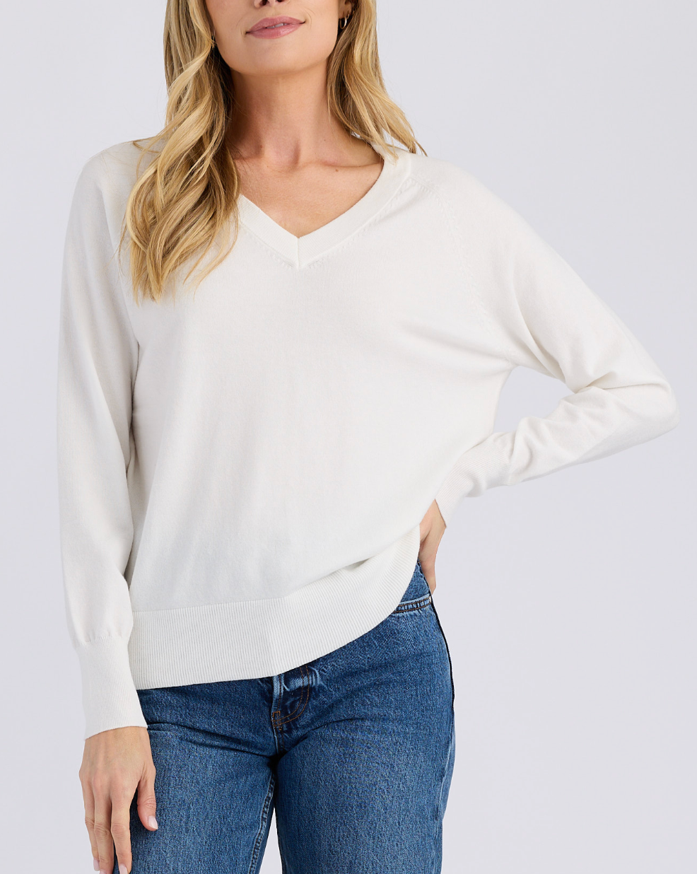 STITCHES + STRIPES OTIS VNECK
