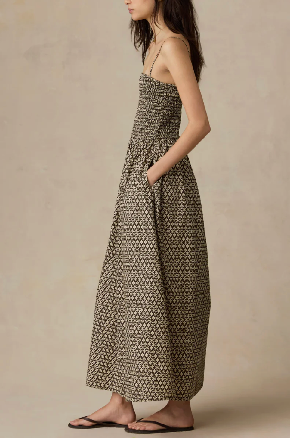 FAHERTY COASTAL POPLIN LUCIA DRESS