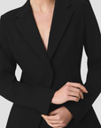 FRENCH CONNECTION AZRA TWILL CINCHED BLAZER